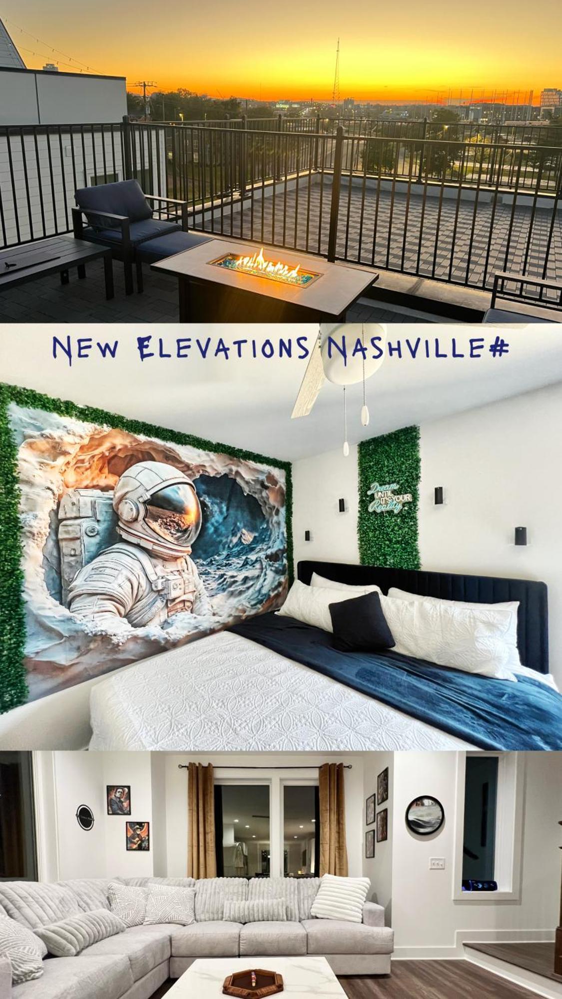 New Elevations Rooftop 5 Min To Downtown Nash Nashville Dış mekan fotoğraf